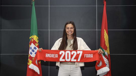 Andreia Faria renova com o Benfica até 2027