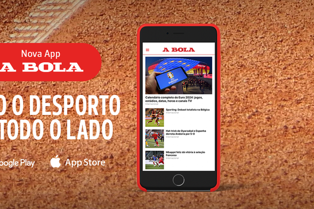 A nova app de A BOLA: acompanhe tudo sobre o Euro