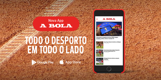 A nova app de A BOLA: acompanhe tudo sobre o Euro