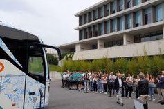 Rececao calorosa aos sub-17 por Humberto Coelho e equipa de sub-18