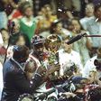 Michael Jordan, seis vezes campeão da NBA ao serviço dos Chicago Bulls, esteve em Portugal