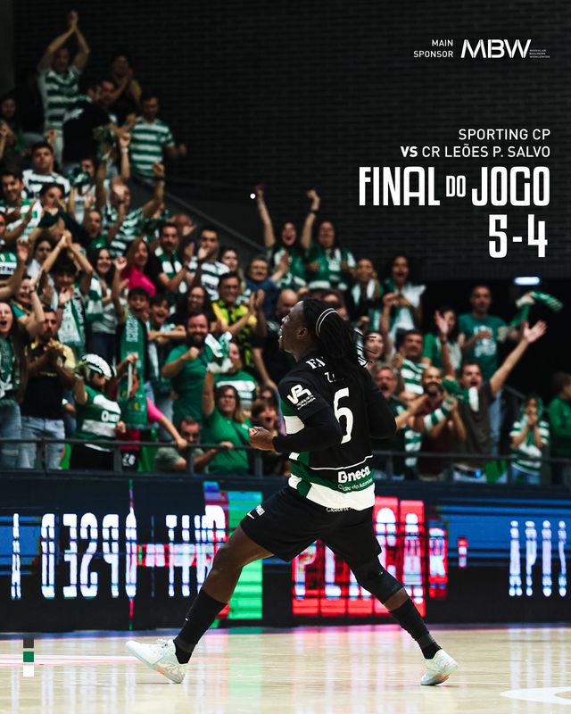Sporting vence Leões de Porto Salvo e força o terceiro jogo