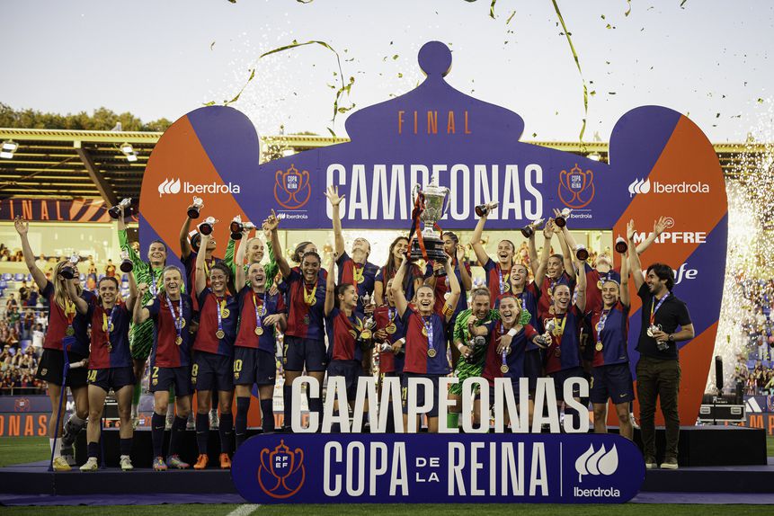 Barcelona venceu Taça da Rainha. Foto Barcelona/X