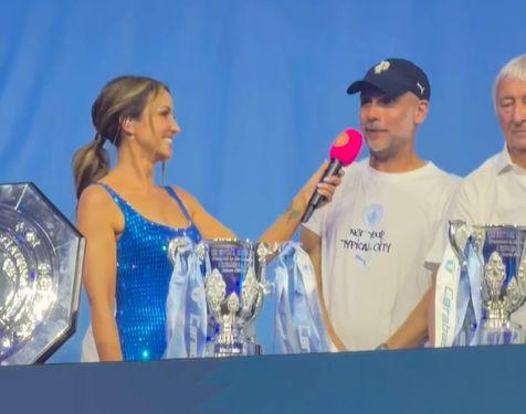 Natalie Pike e Pep Guardiola - foto: Instagram/Natalie Pike