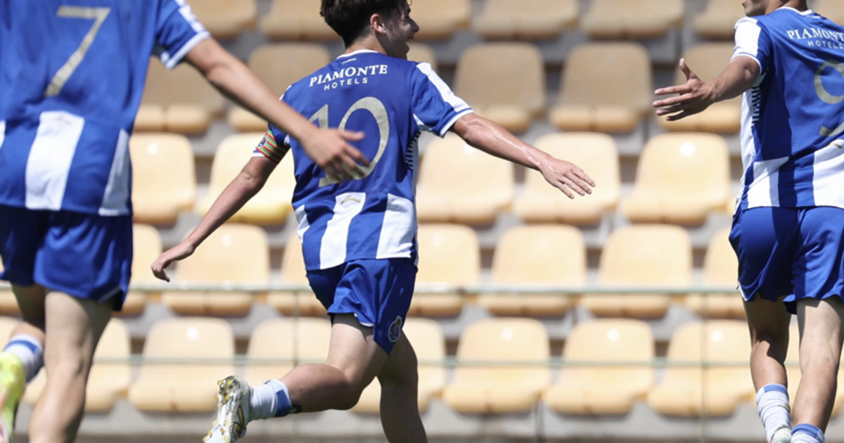 Sub-15: FC Porto goleia o Tondela e aproxima-se cada vez mai