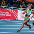 A benfiquista Fatoumata Diallo estabeleceu um novo recorde nacional nos 400 m barreiras. Foto FPA