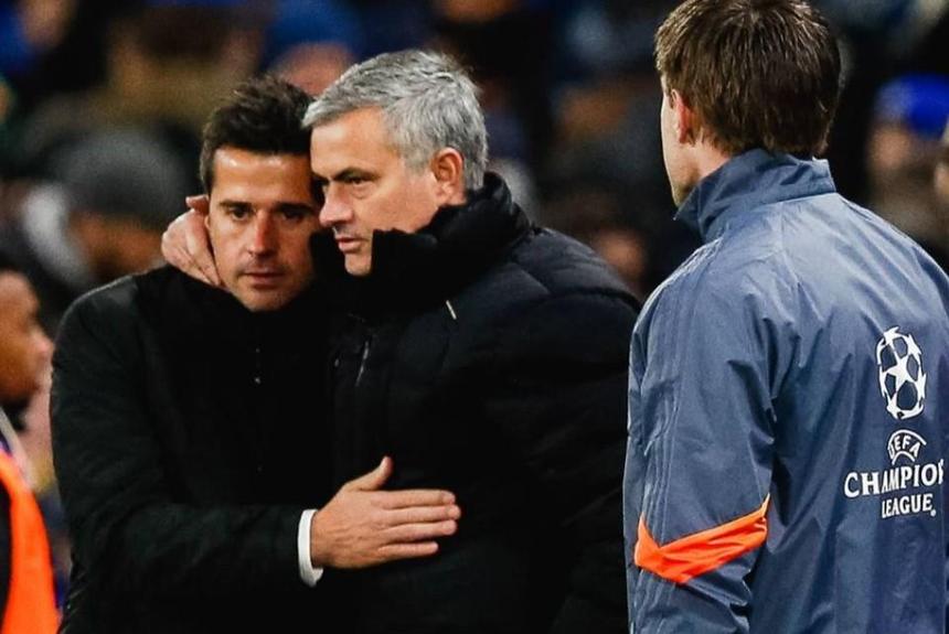Mourinho e Marco, o render da guarda na Luz...