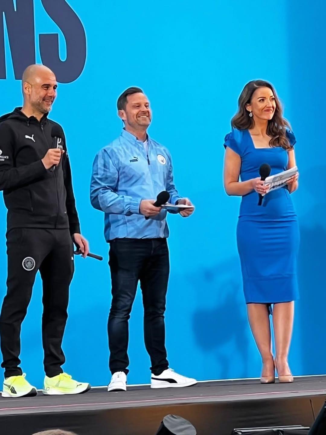 Natalie Pike e Pep Guardiola - foto: Instagram/Natalie Pike