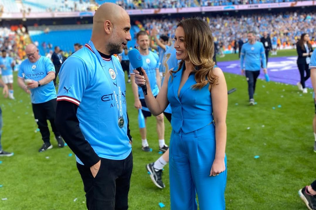Natalie Pike e Pep Guardiola - foto: Instagram/Natalie Pike