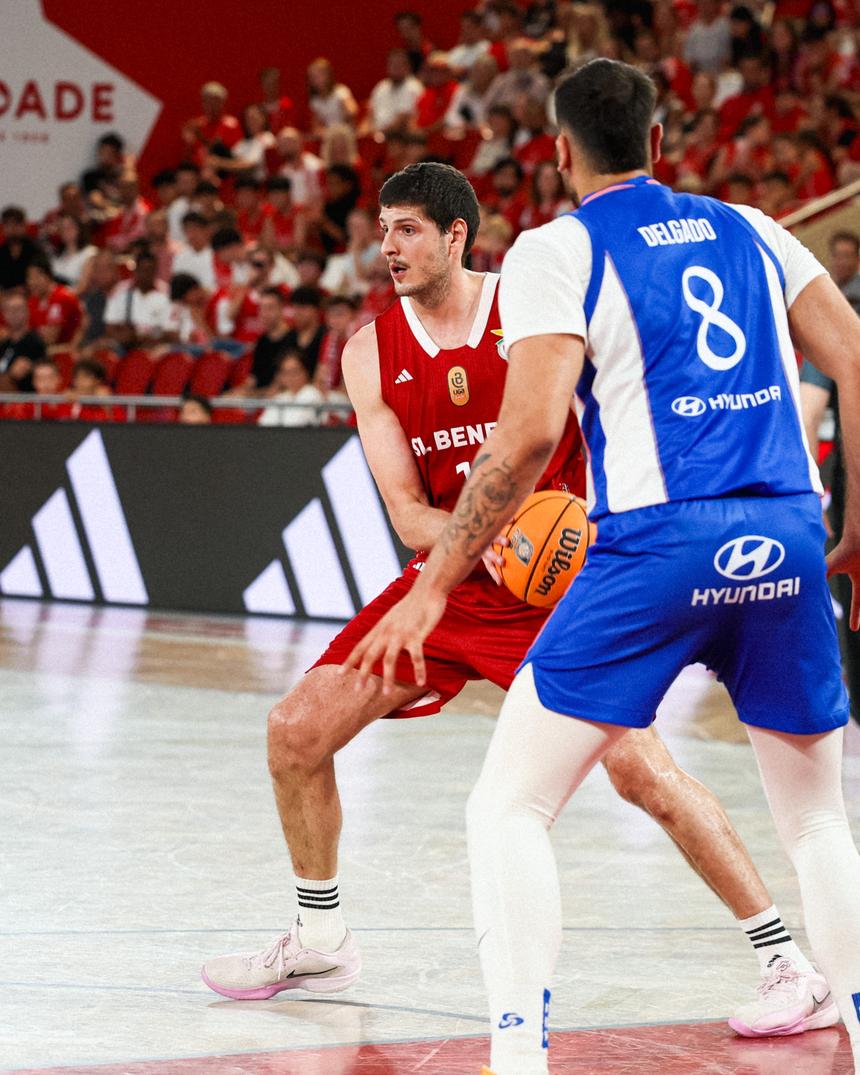 Os encarnados estão em vantagem na final da Liga Portuguesa de Basquetebol - Foto: SL Benfica
