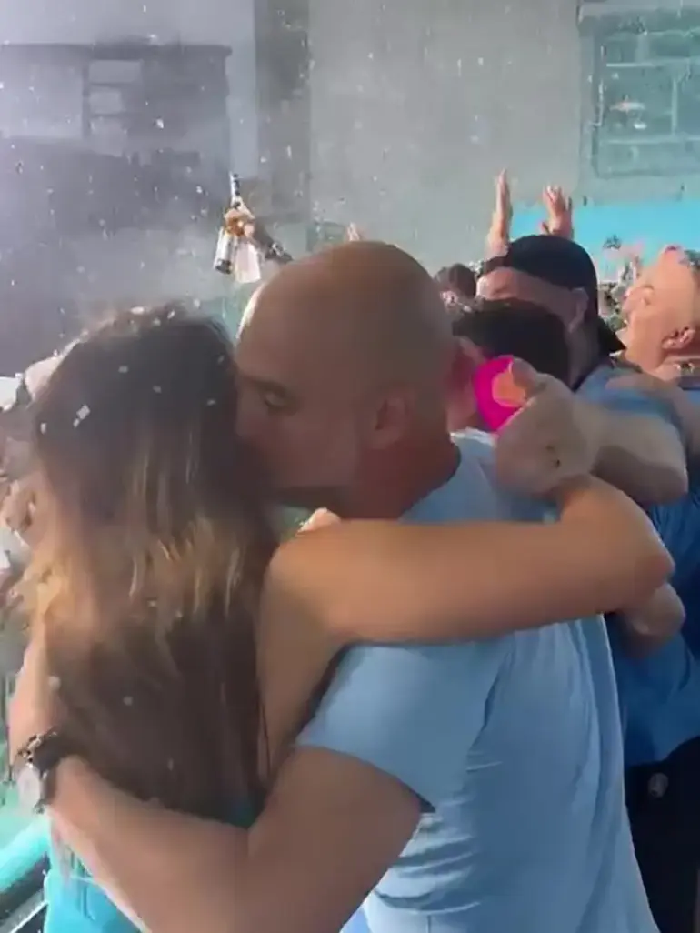 Natalie Pike e Pep Guardiola - foto: Instagram/Natalie Pike