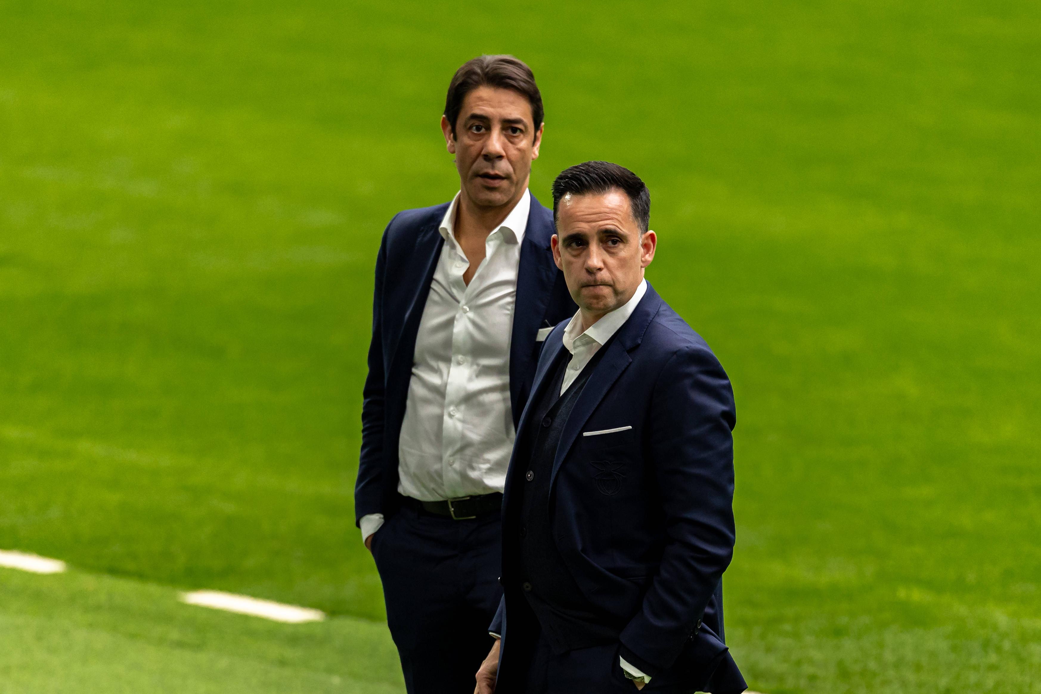 Rui Costa e Mário Branco, respetivamente presidente e diretor-geral do Benfica (foto: Imago)