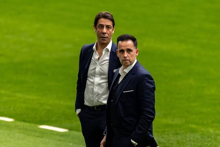 Rui Costa e Mário Branco, respetivamente presidente e diretor-geral do Benfica (foto: Imago)