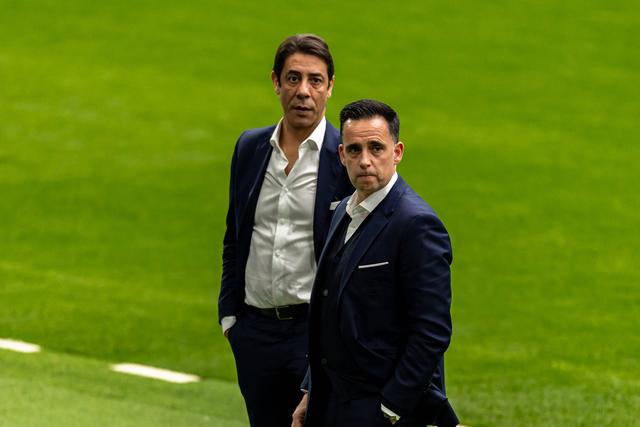 Rui Costa e Mário Branco, respetivamente presidente e diretor-geral do Benfica (foto: Imago)