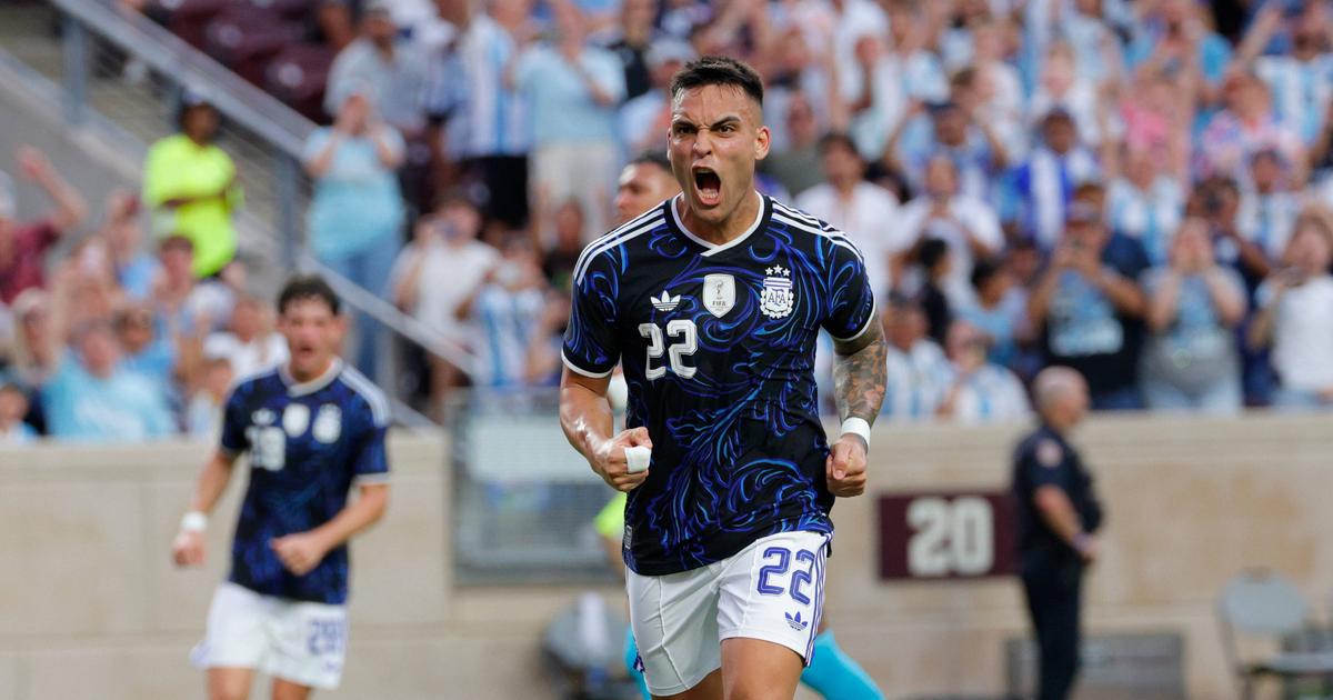 Argentina vence ainda sem Messi e Lautaro Martínez quis bril