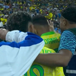 VÍDEO: jogadores do Brasil deixam selecionador fora da roda antes dos penáltis