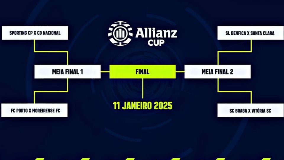 Assim serão as eliminatórias da Taça da Liga 2024/25