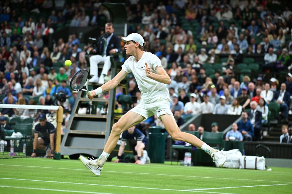 Jannik Sinner já está nos quartos em Wimbledon