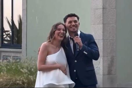 Pedro Gonçalves casou-se pela igreja e os colegas não faltaram