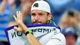 Dimitrov desiste quando esmagava Sinner em Wimbledon