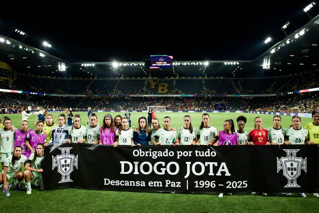 Euro 2025 feminino: Navegadoras preparam nova homenagem a Diogo Jota e André Silva