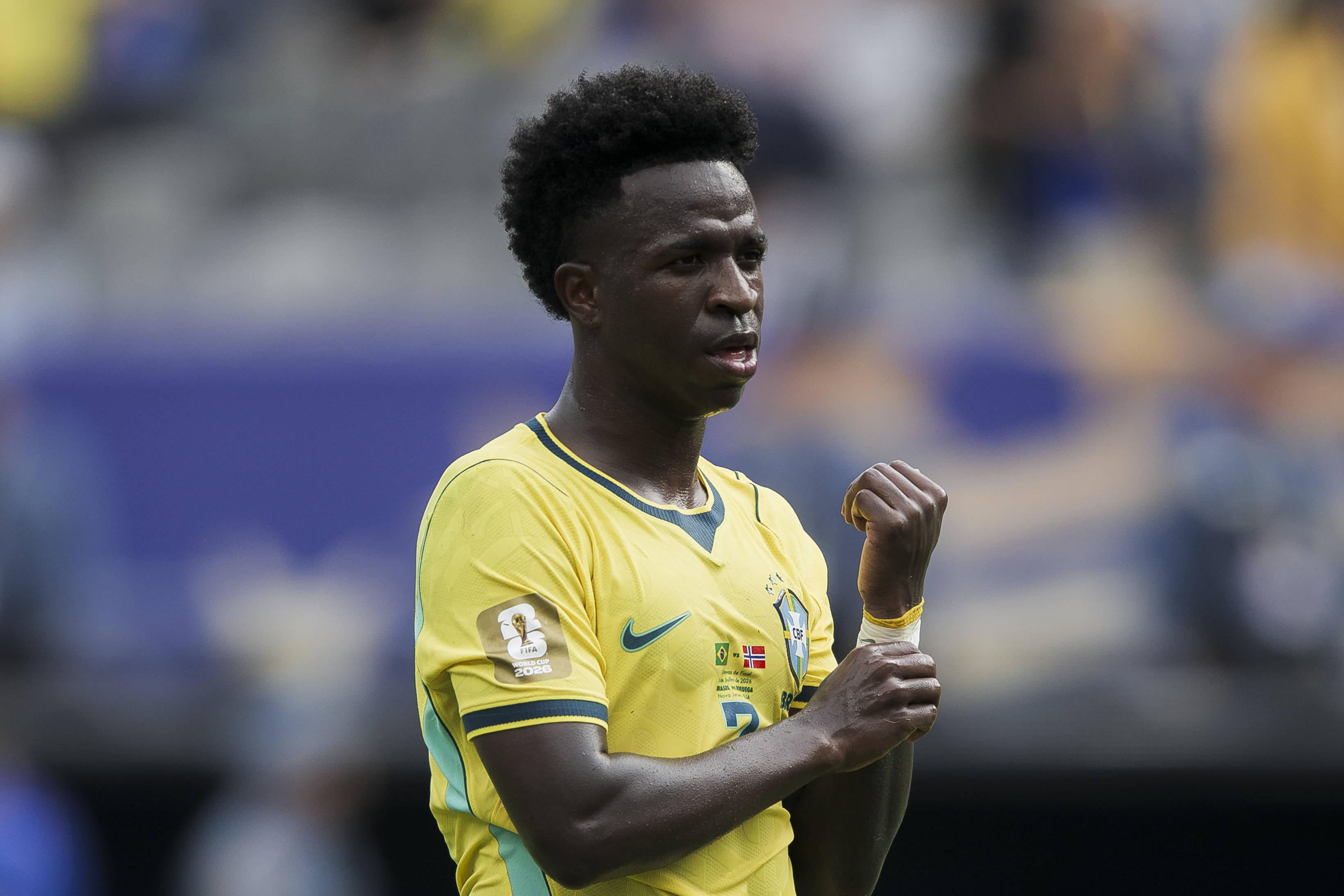 Vinícius Júnior somou quatro golos em quatro jogos pelo Brasil no Mundial 2026