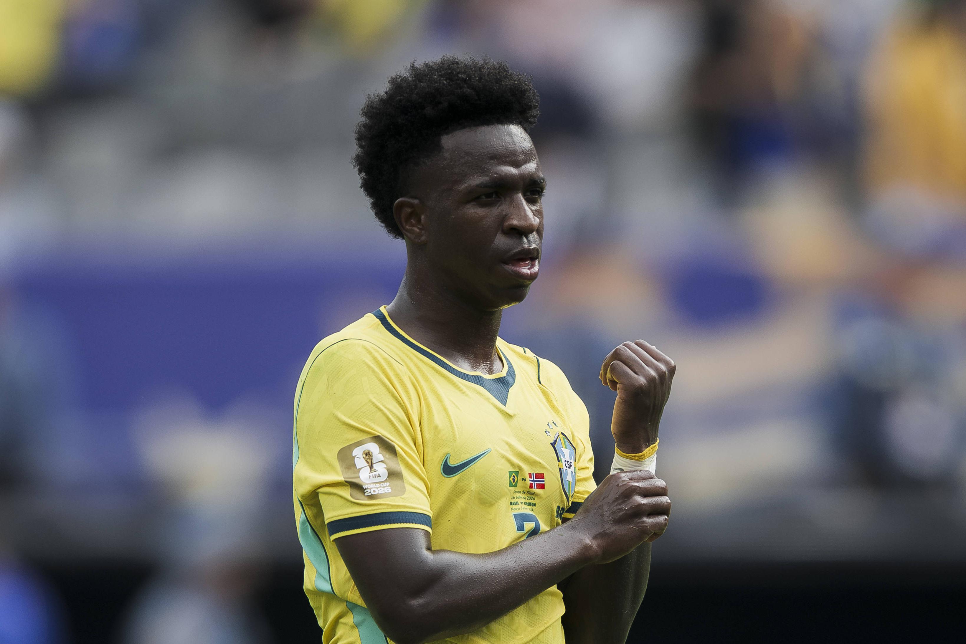 Vinícius Júnior somou quatro golos em quatro jogos pelo Brasil no Mundial 2026