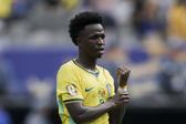 Vinícius Júnior somou quatro golos em quatro jogos pelo Brasil no Mundial 2026