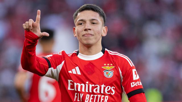 Gianluca Prestianni, 20 anos, foi contratado pelo Benfica ao Vélez Sarsfield por €9 milhões — Foto: IMAGO