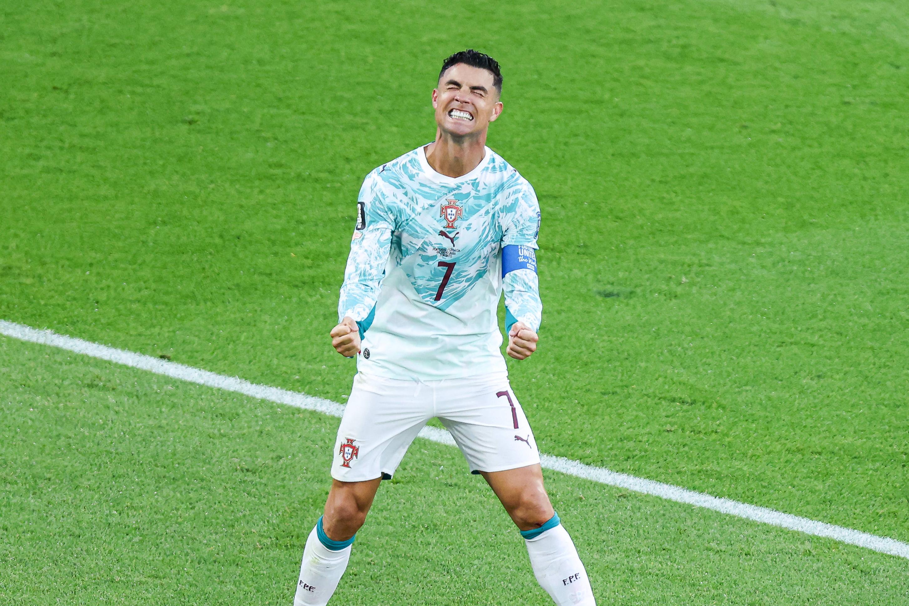 Cristiano Ronaldo marcou três golos no Mundial 2026