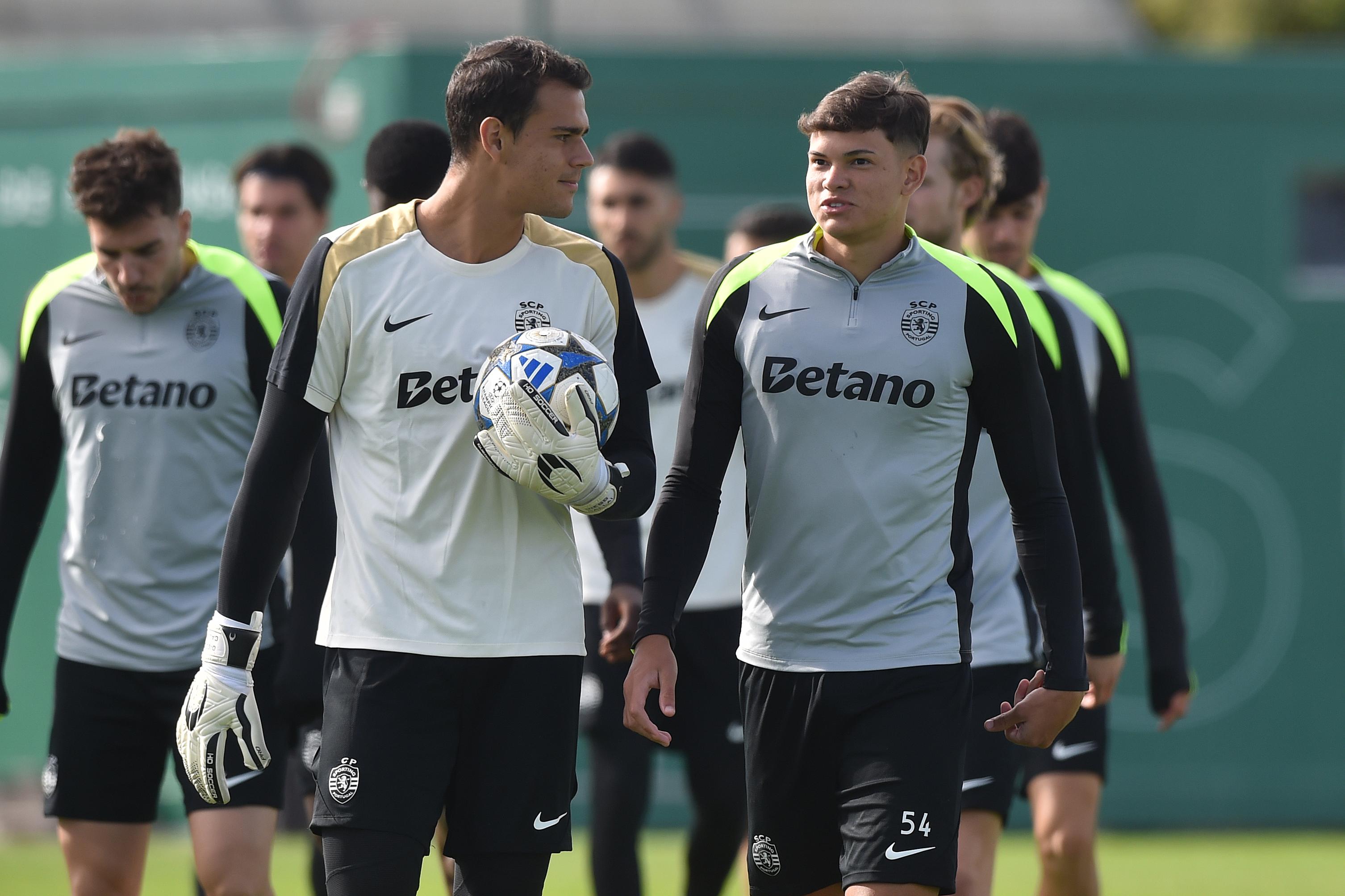 Bruno Ramos estava trabalhar com a equipa principal quando se lesionou 
(Foto Sporting CP)