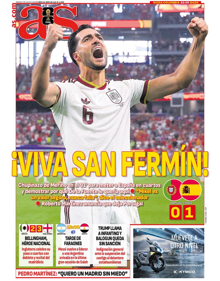 AS: «Viva San Fermín»