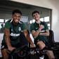 Luís Guilherme e Pedro Lima já mostram proximidade nos primeiros dias de trabalho - Foto: SPORTING CP