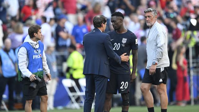 Rudi Garcia com Balogun