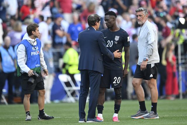 Rudi Garcia com Balogun