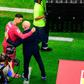 Cristiano e de la Fuente antes do Portugal-Espanha
