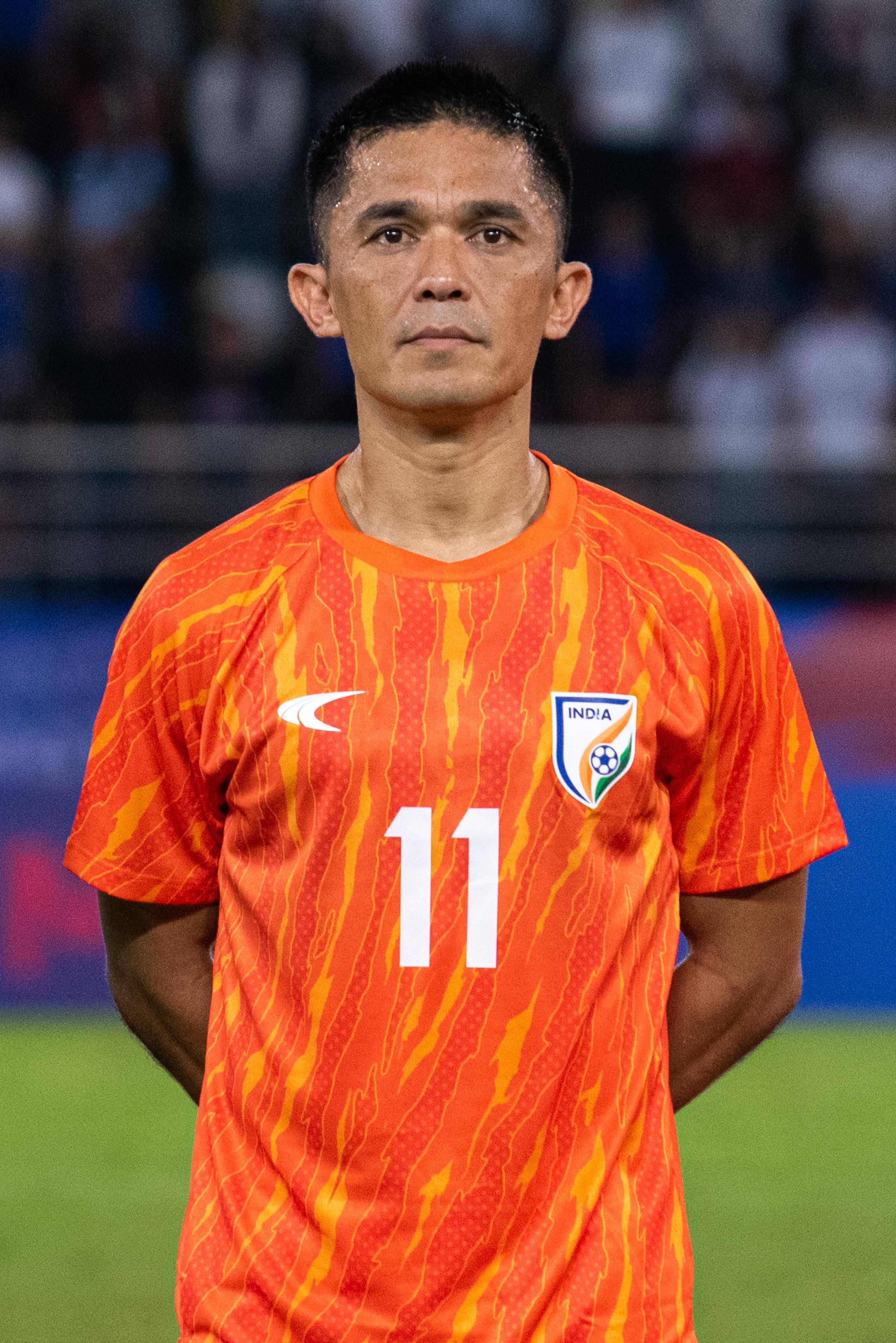 13. Sunil Chhetri (Índia) - 12 golos em 7 jogos