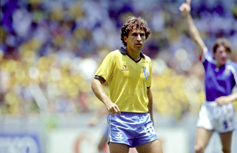 Zico, Brasil (1978, 1982 e 1986): cinco assistências em 14 jogos