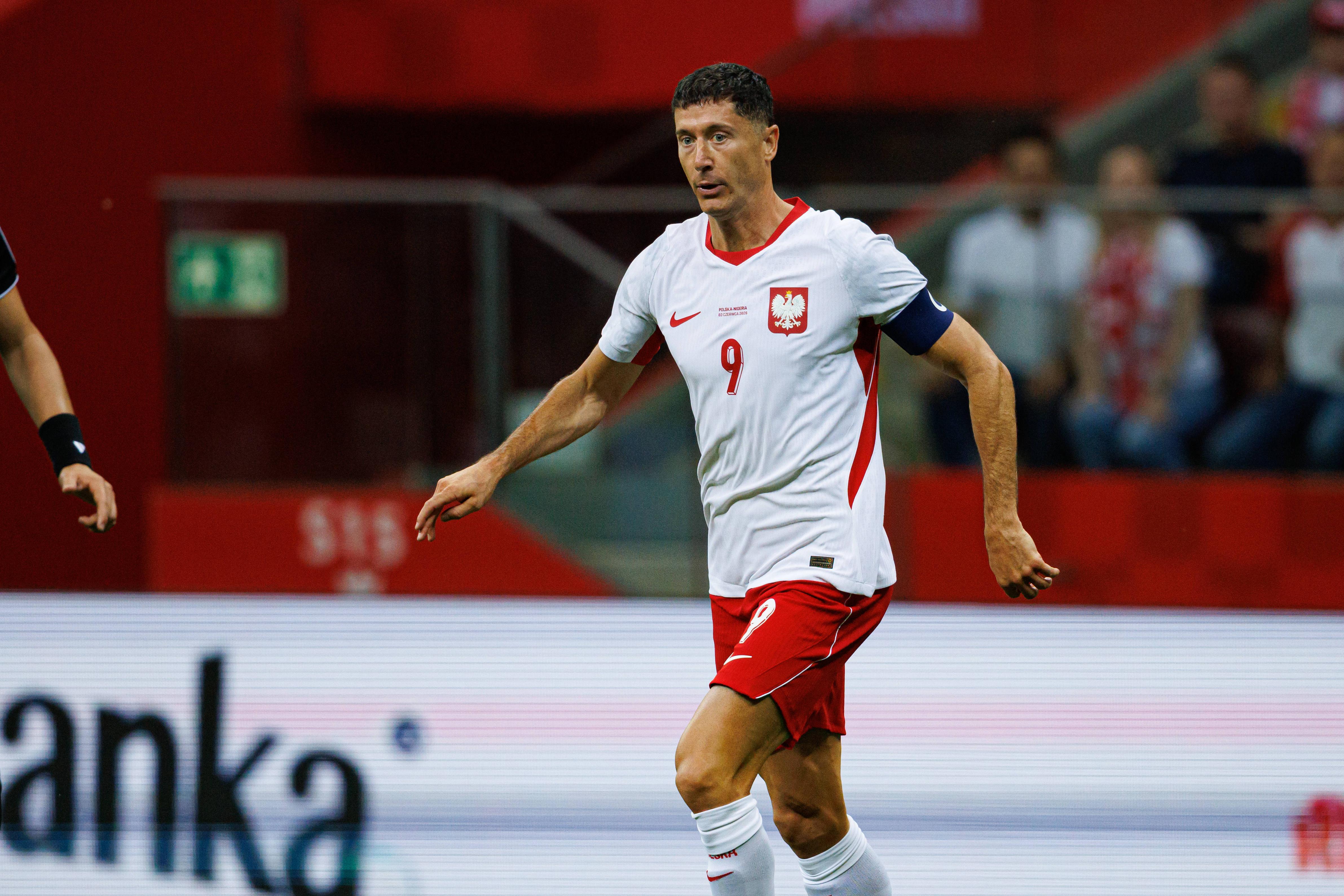 Robert Lewandowski é a estrela da seleção da Polónia