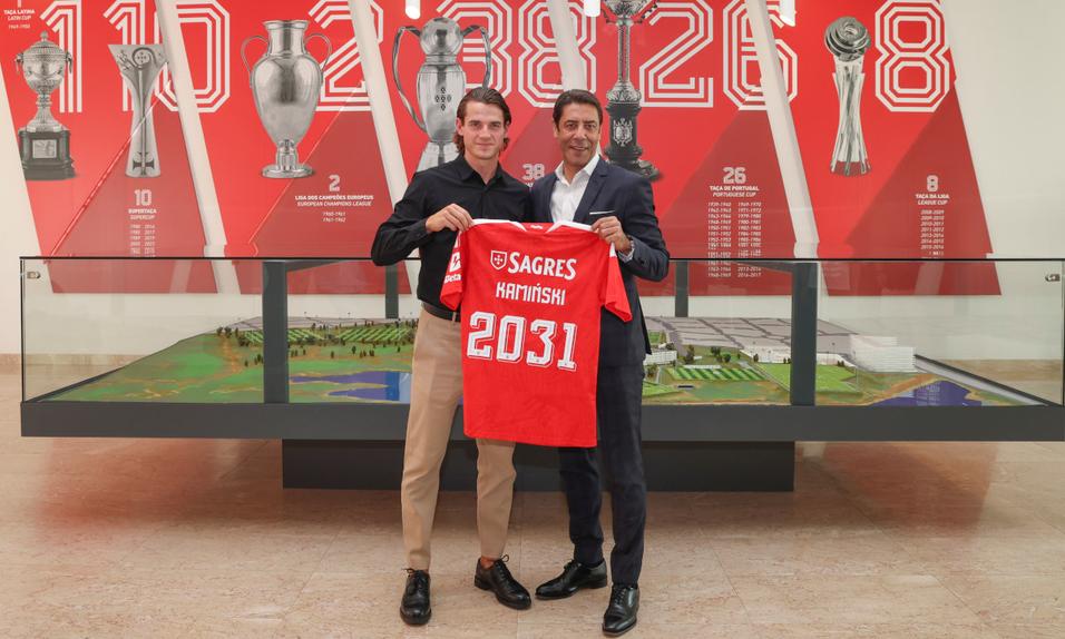 Kaminski e Rui Costa — SL Benfica