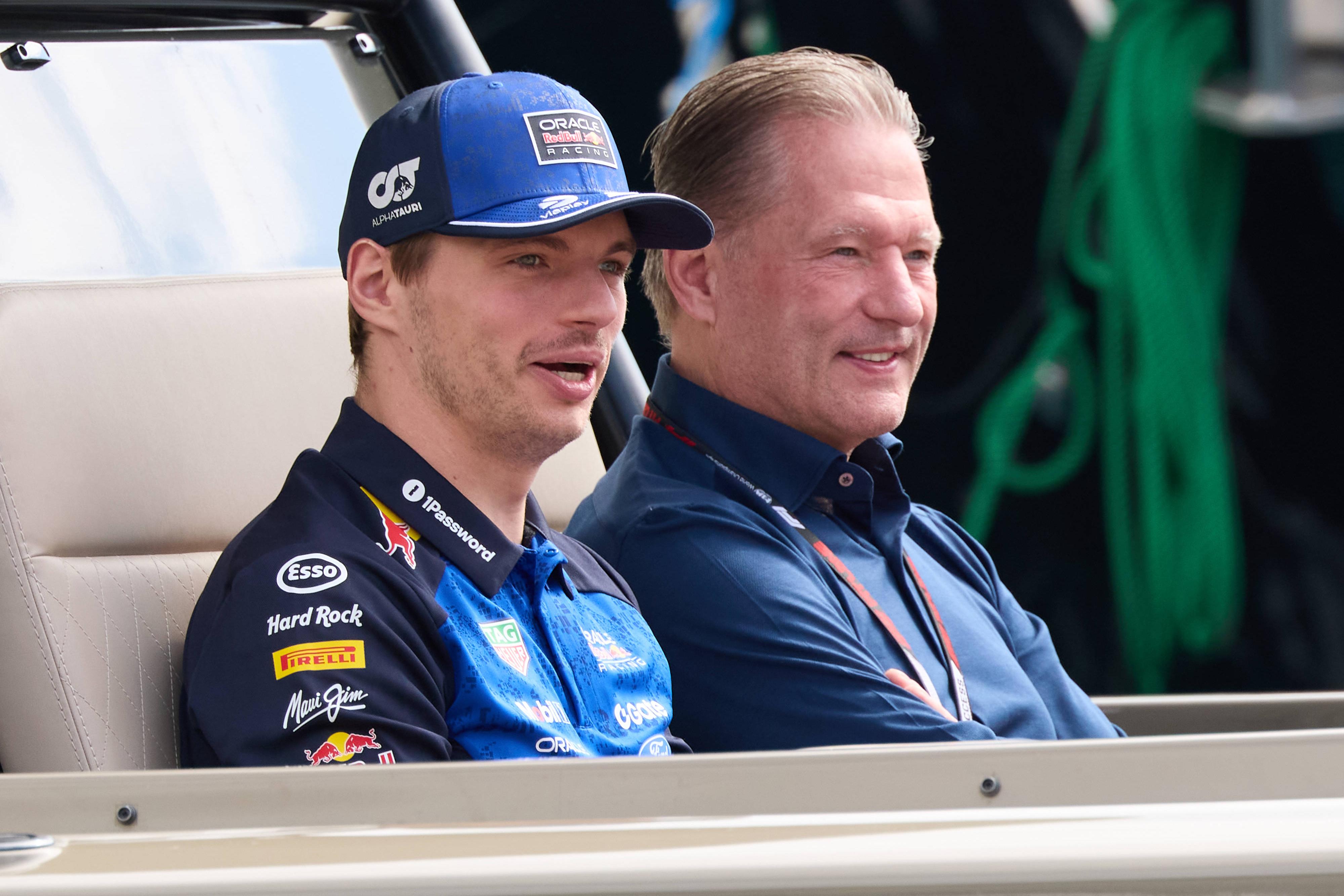 Max Verstappen e o pai, Jos, no último Grande Prémio do Mónaco de F1. IMAGO