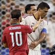 Rodri e Bernardo Silva fizeram as pazes no final do Portugal-Espanha (IMAGO)