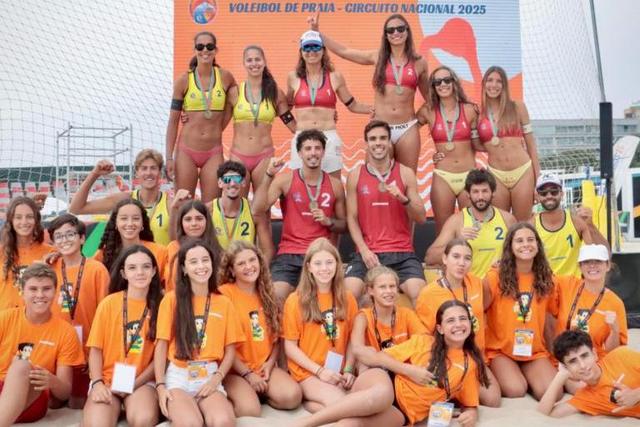 Seis etapas decidirão os novos campeões nacionais de voleibol de praia. Foto FPV
