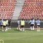 Vitória de Guimarães treina no Estádio Letzigrund, em Zurique