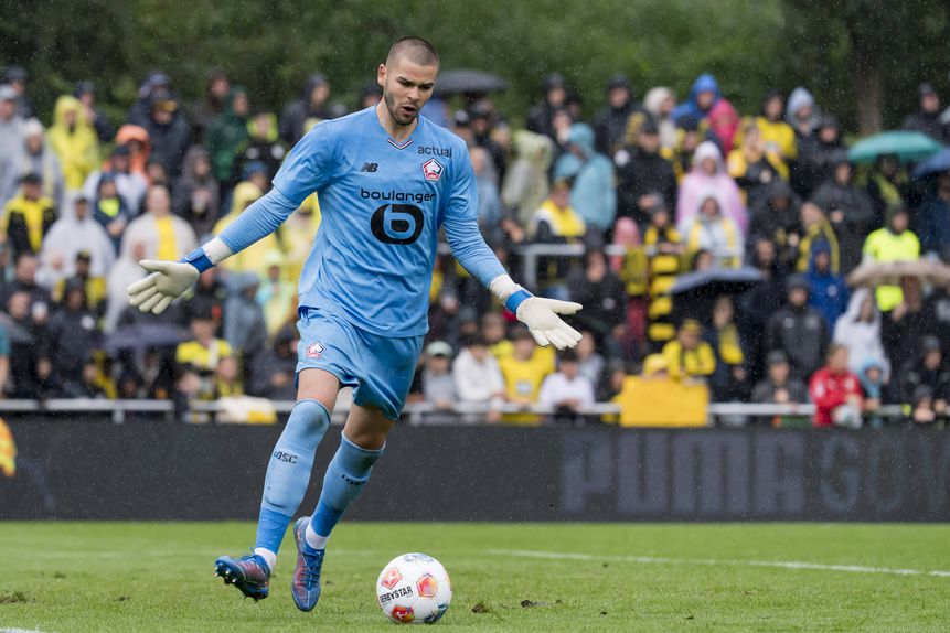 Lucas Chevalier ao serviço do Lille Foto: IMAGO