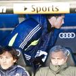 José Mourinho com Rui Faria e Ronaldo no Real Madrid