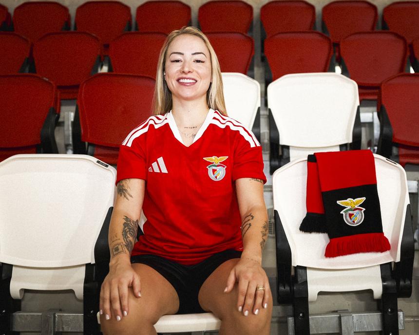 Gaby Vanelli é roforço para a equipa feminina de futsal do Benfica - Foto: SL Benfica