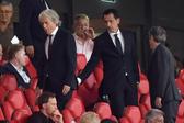 Jorge Jesus, selecionador, e Pedro Proença, presidente da FPF, antes do jogo com o Hearts — Foto: Miguel Nunes