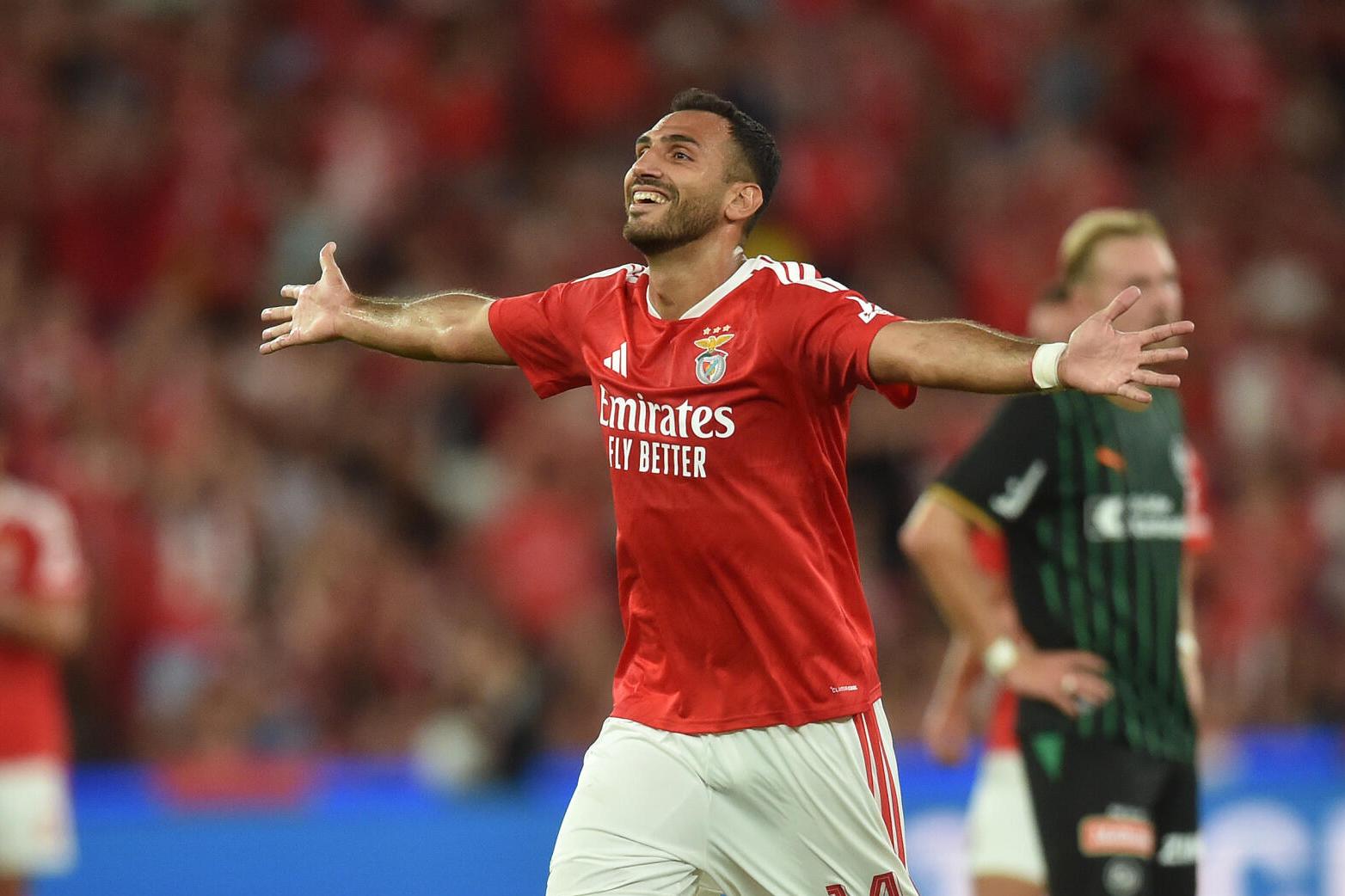 Pavlidis, ponta de lança do Benfica - Foto: Miguel Nunes