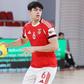 Miguel Maria Mendes, jovem lateral da equipa de andebol do Benfica lesinou-se ao serviço da seleção de sub-18 - Foto: SL Benfica
